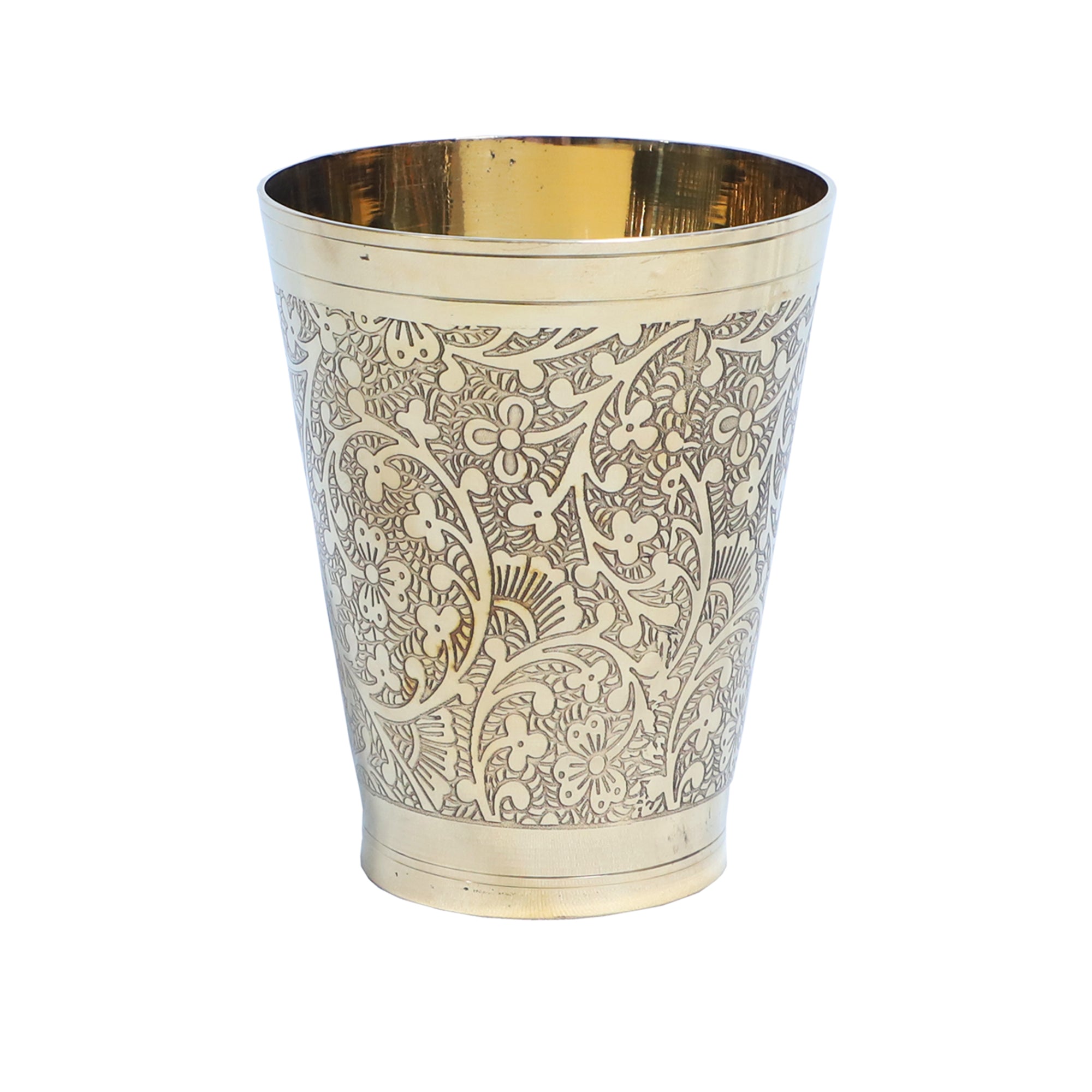 Brass Glass (Majestic) - 4 pc set