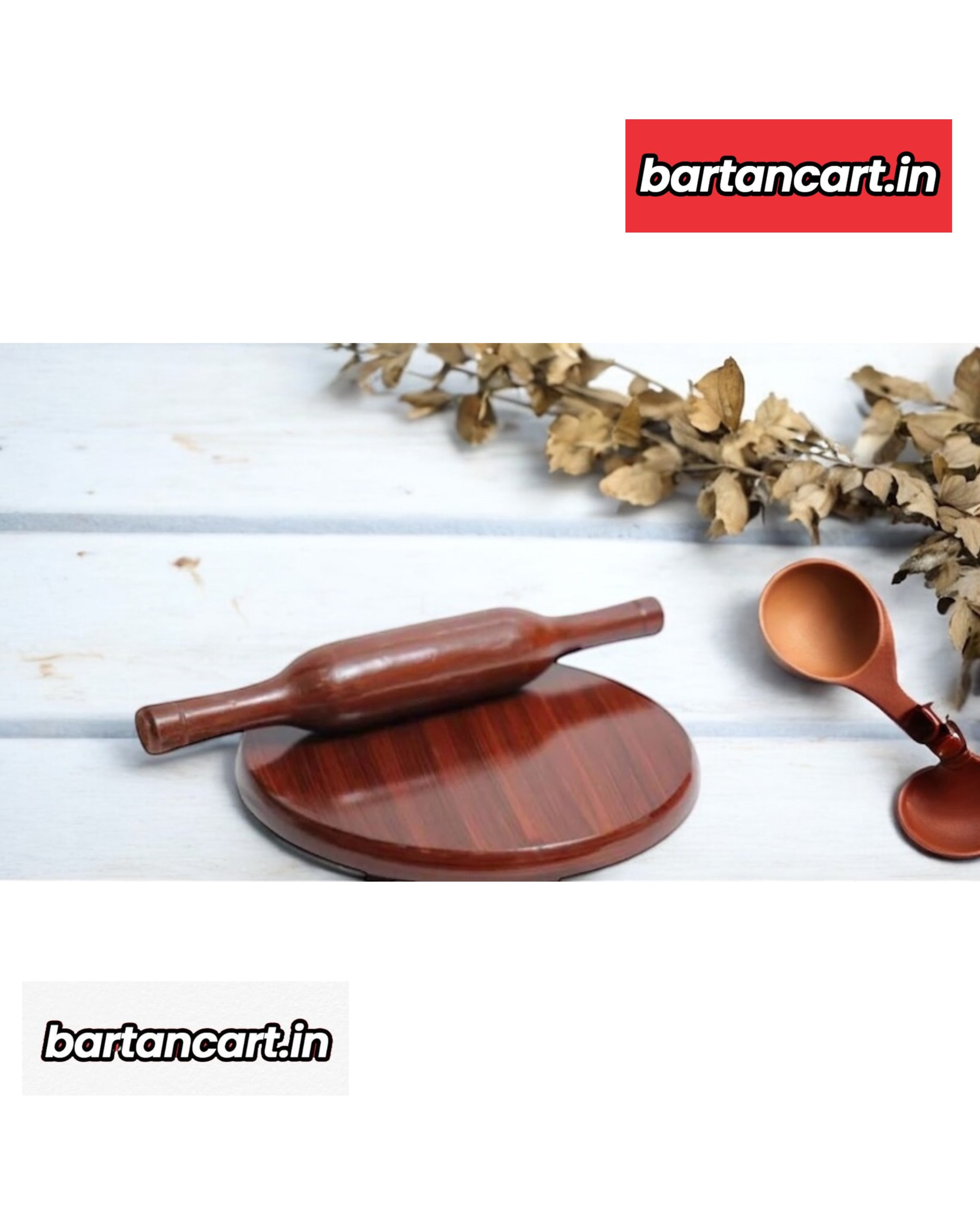 Wooden Chakla-Belan/Rolling Pin and Board