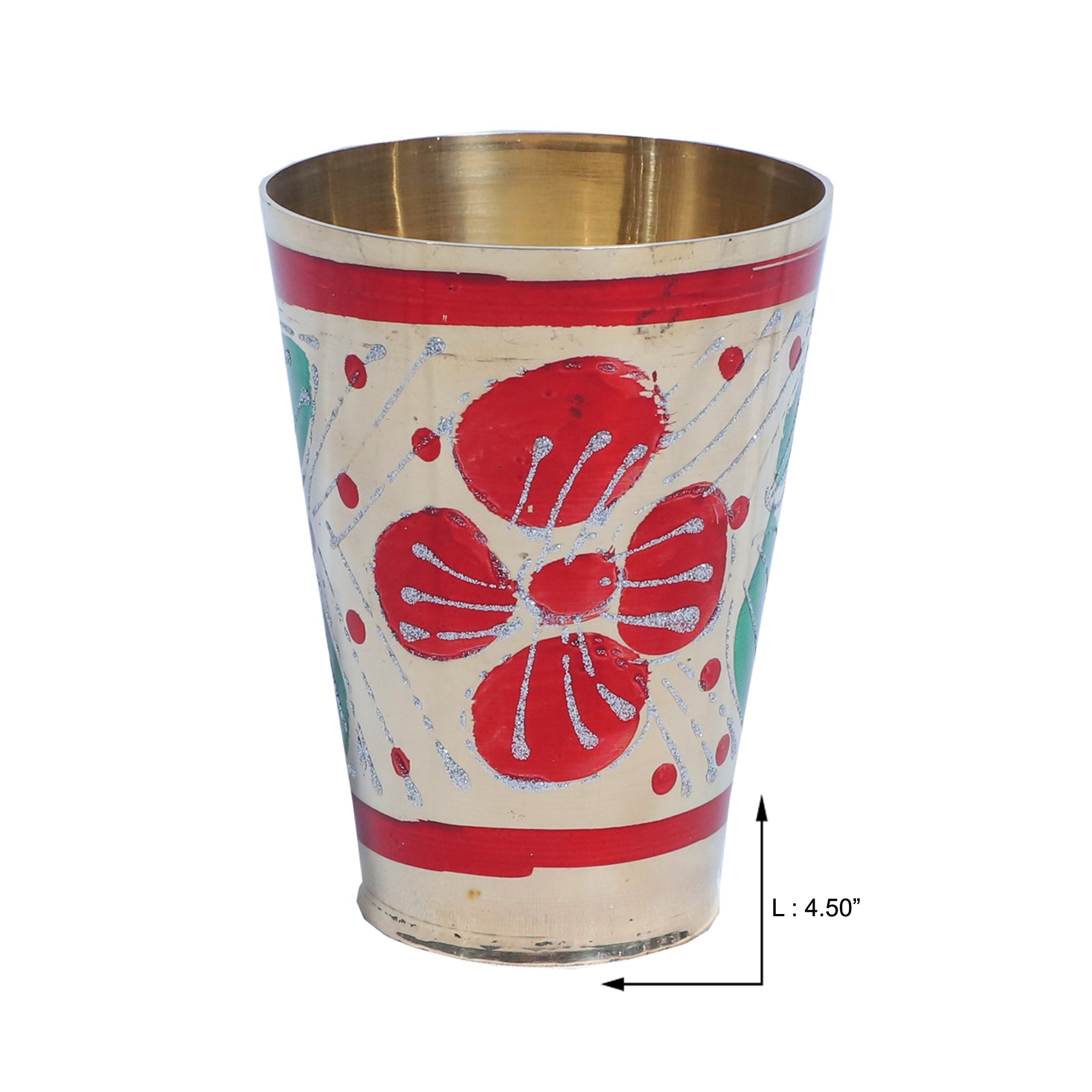 Brass Glass (Royal) - 4 pc set