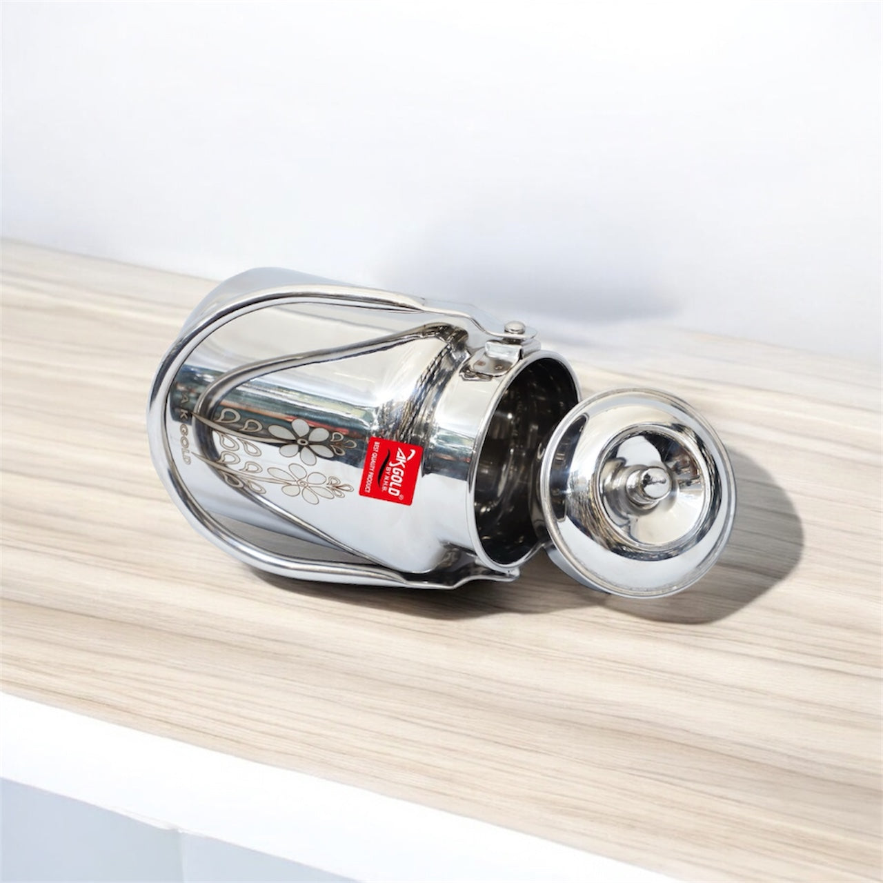 Stainless Steel Can/Barni/Bucket – 7 Size Options for Versatile Storage