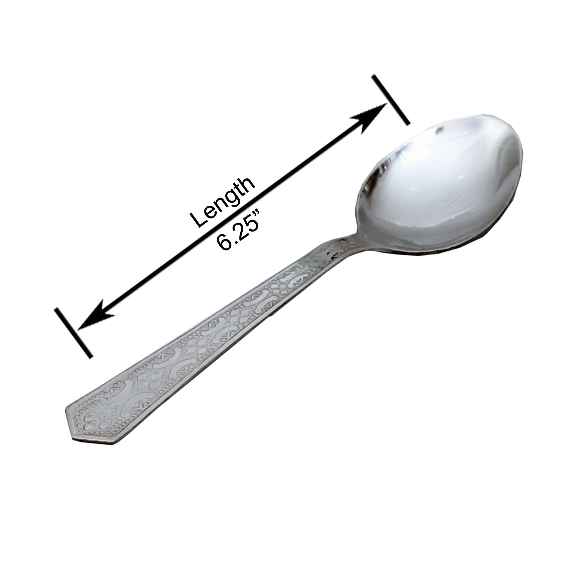 12-Piece Stainless Steel Spoon Set (Rolex)