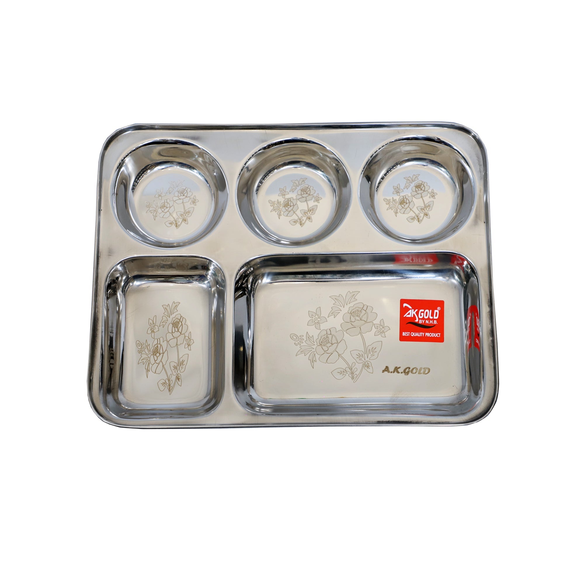 5 in 1 Compartment/Section Plate
