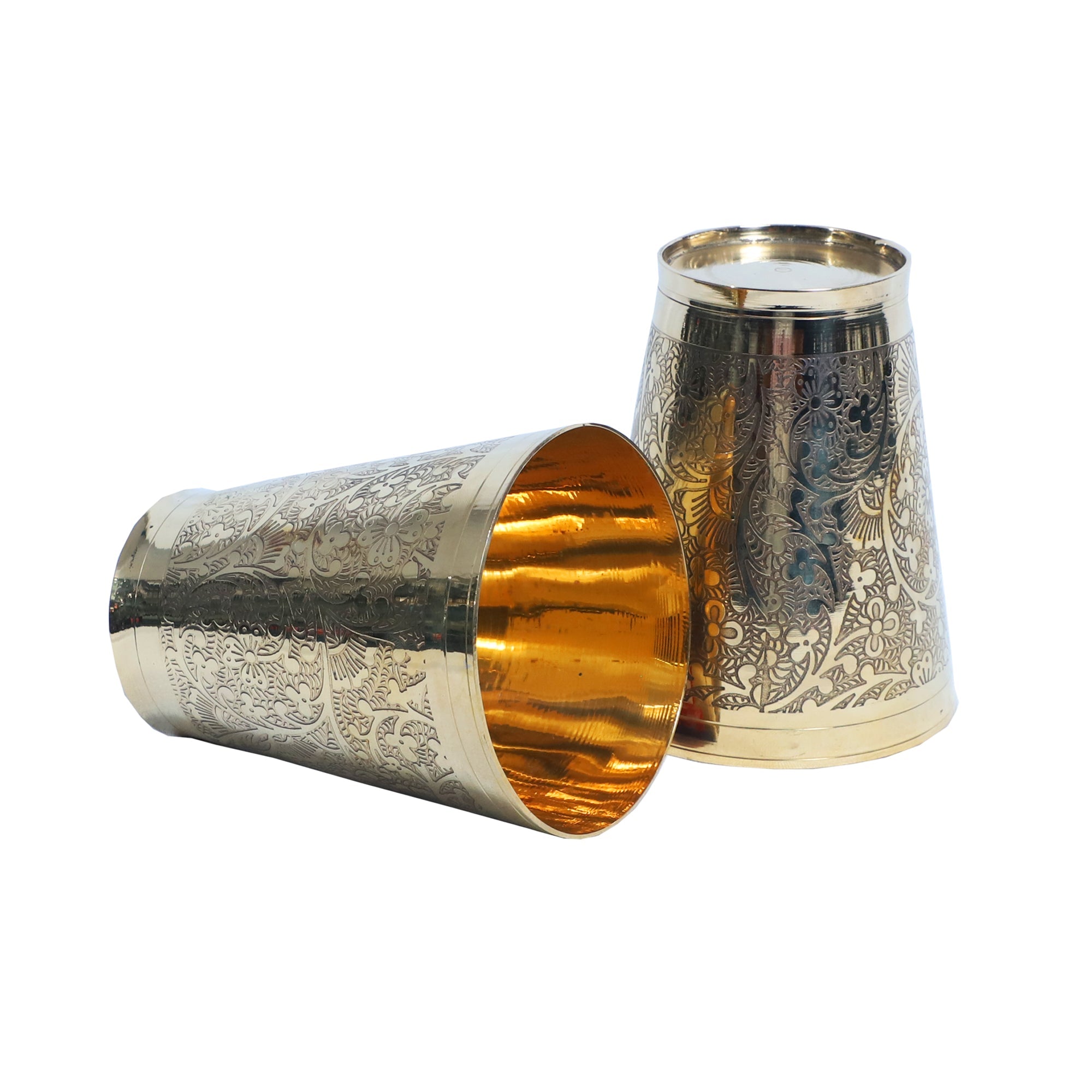 Brass Glass (Majestic) - 4 pc set