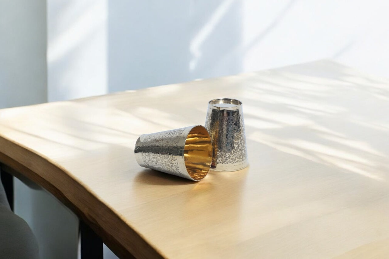 Brass Glass (Majestic) - 2 pc set