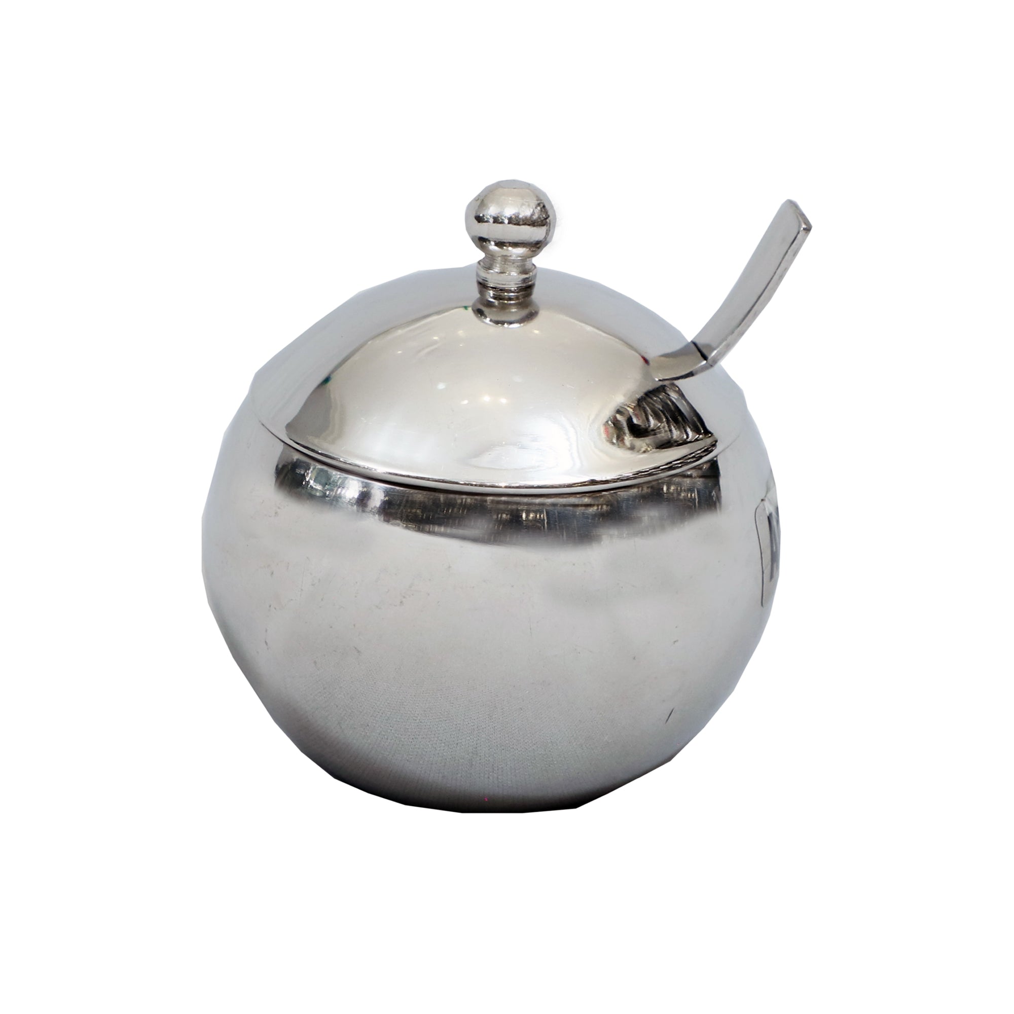 Stainless Steel Ghee Pot with Lid and Spoon – 180ml, 240ml, 300ml Option