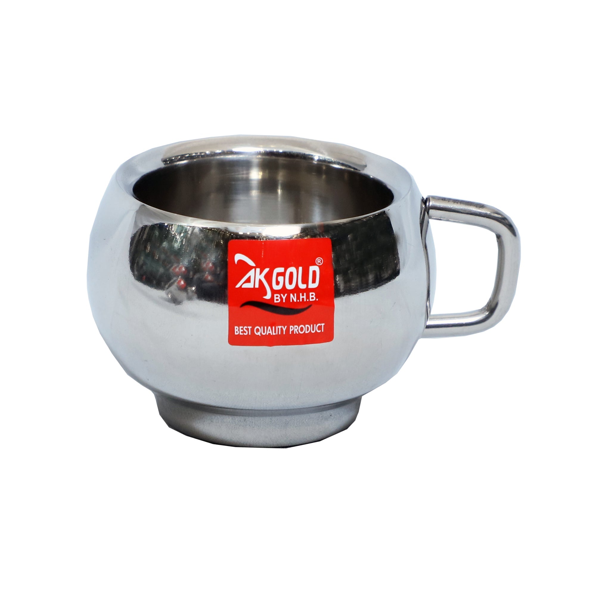 4-Piece Cup Set Double Wall – Rounded Shape –