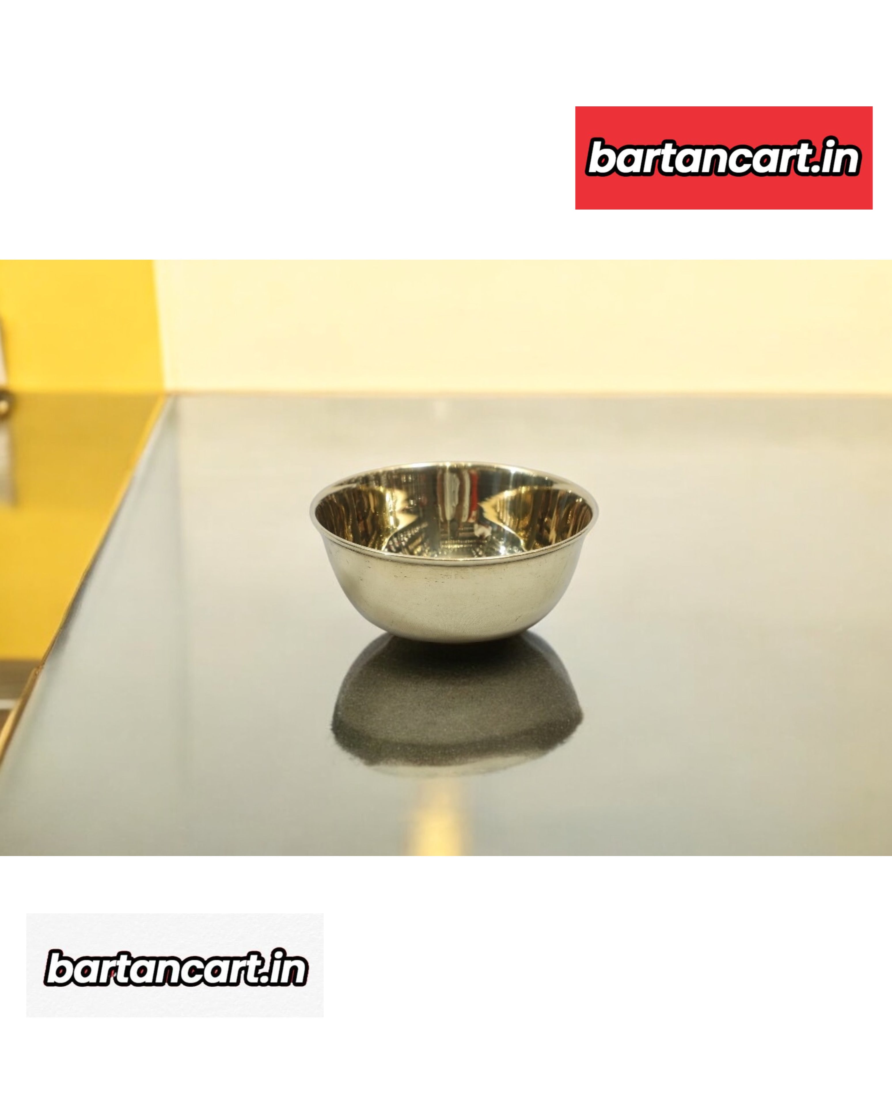 Brass Bowl Set – 6-Piece Pittal Bowl Set