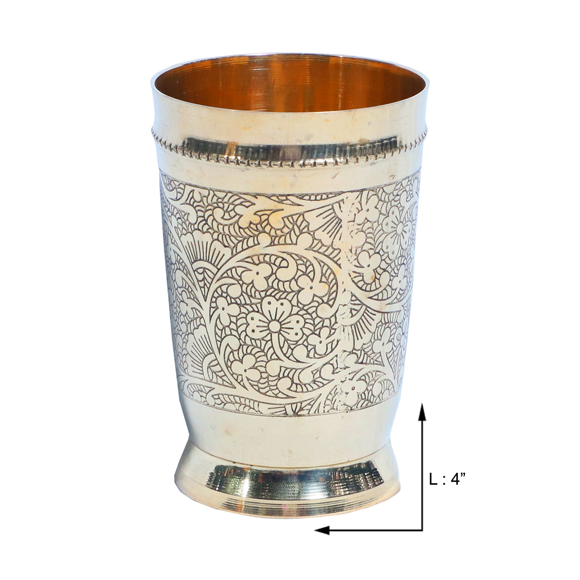 Brass Glass (Jaam) - 2 pc set