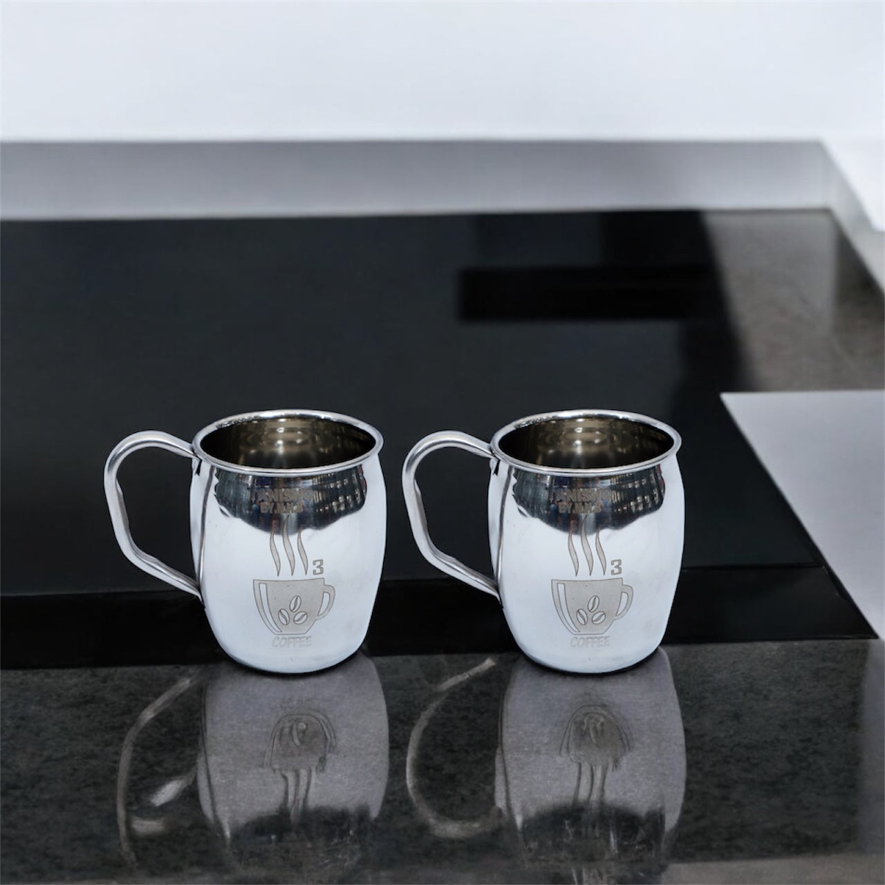 6-Piece Tea/Coffee Cup Set With Pipe Handle (400 ML)