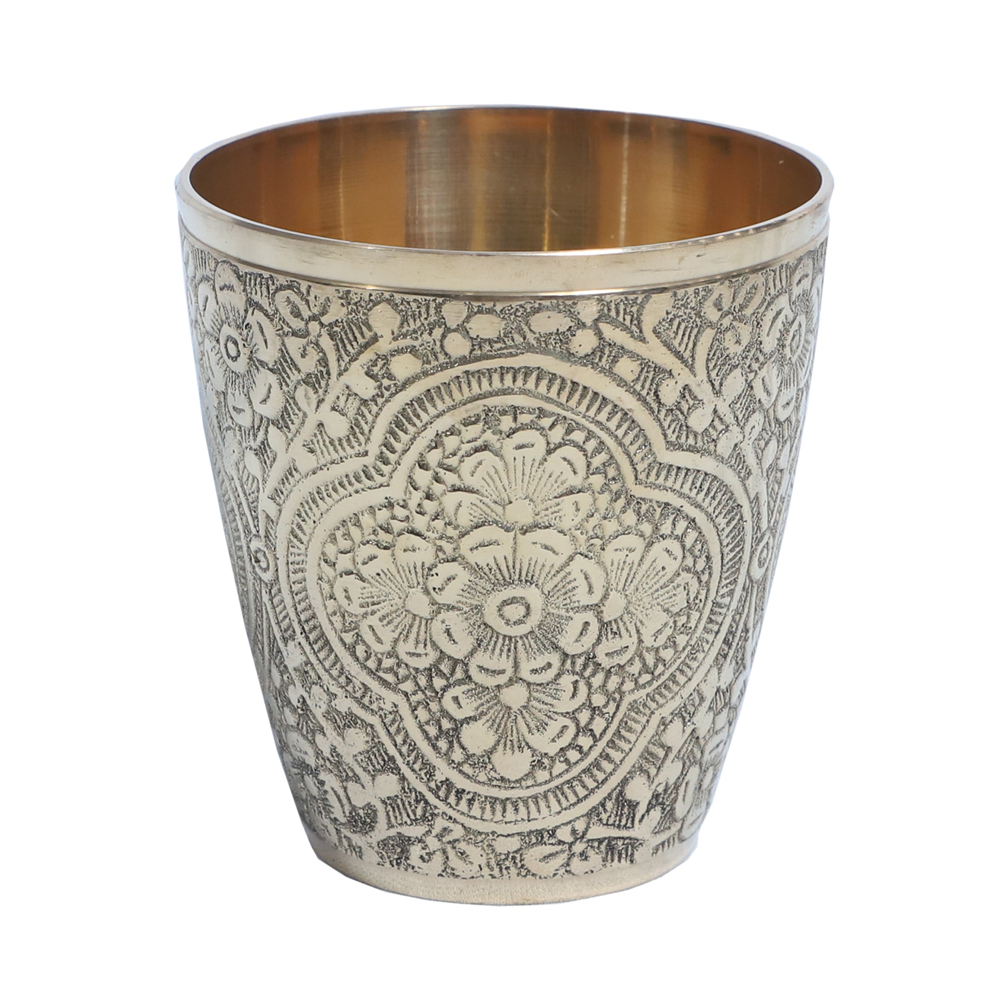 Brass Glass (Kulhad) - 4 pc set