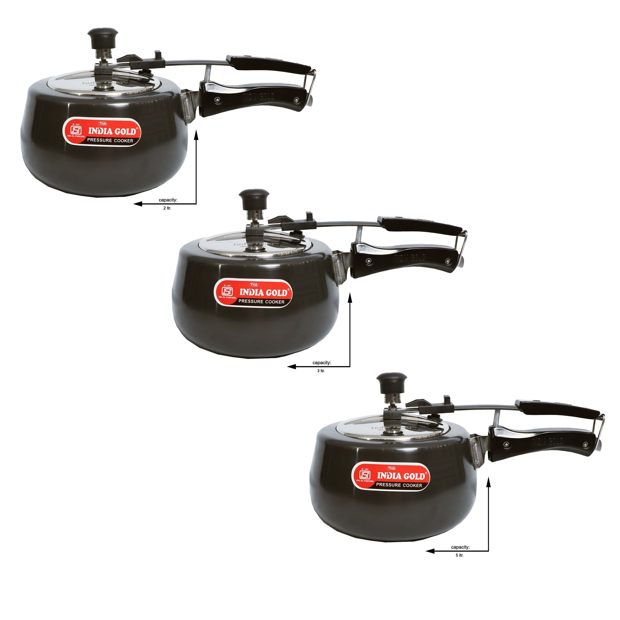 Pressure Cooker- Hard Anodized Black