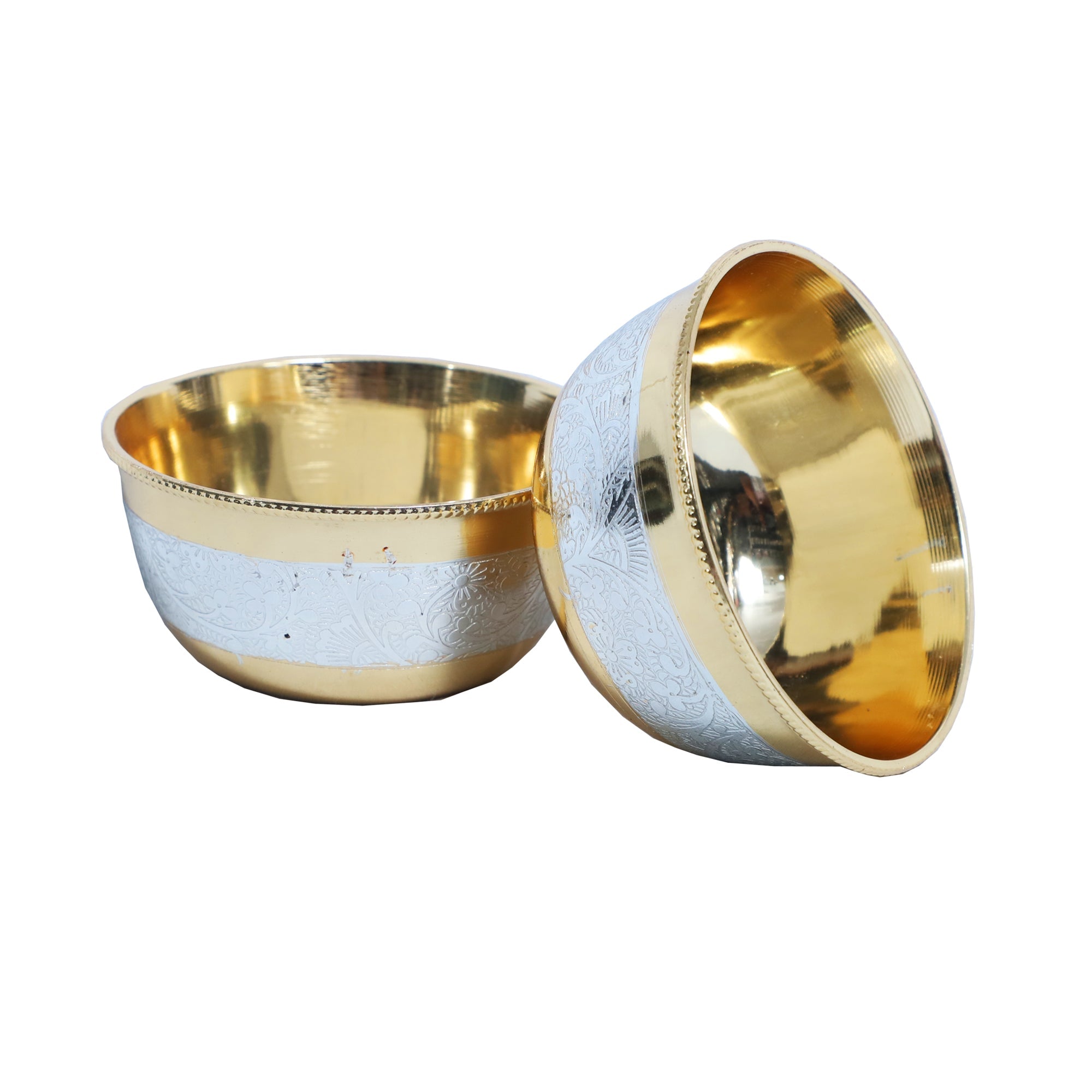 Brass Bowl (Silver 2-Tone)