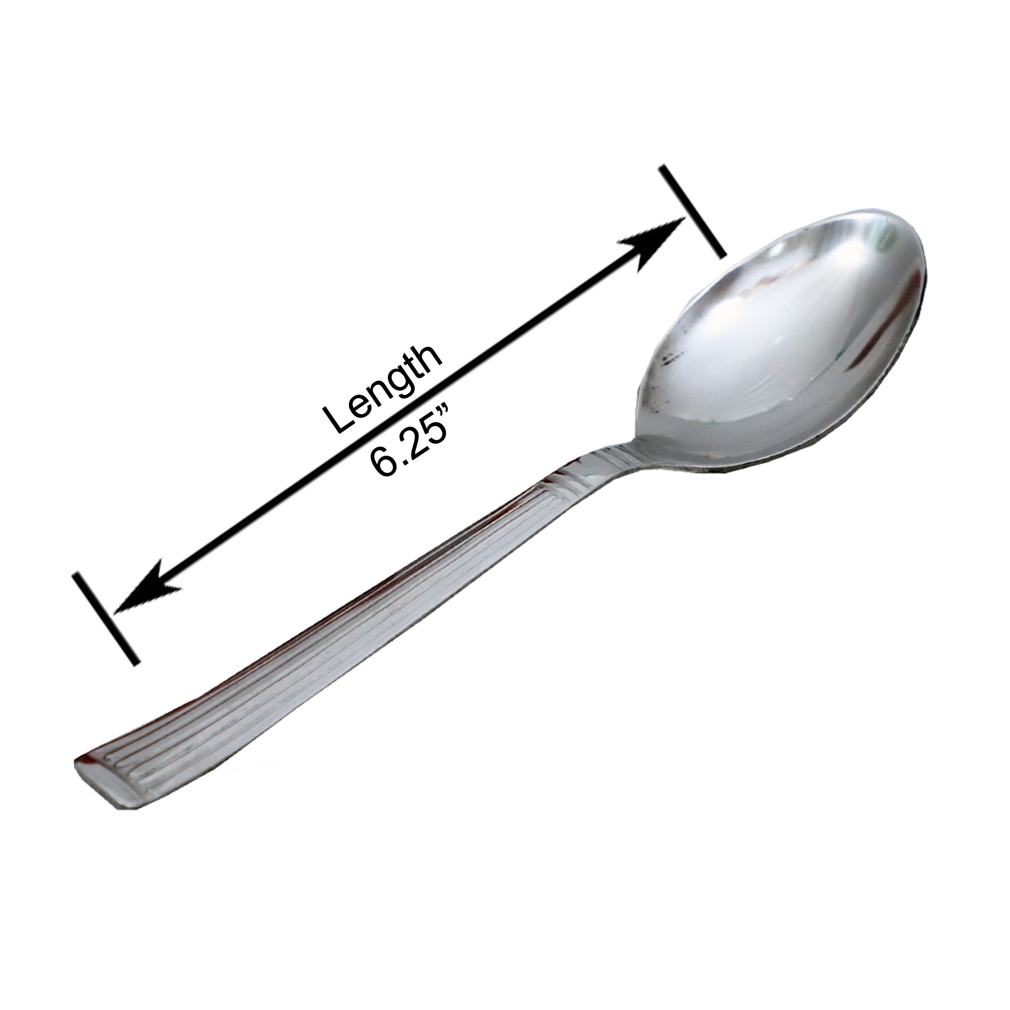 12-Piece Stainless Steel Spoon Set (Silver Line)