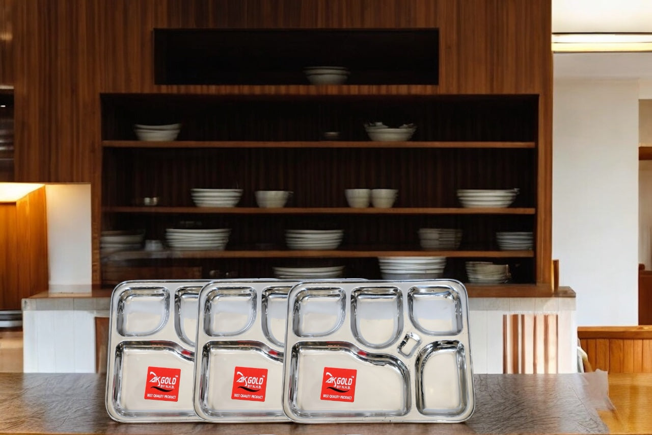 6 in 1 Compartment/Section Plate