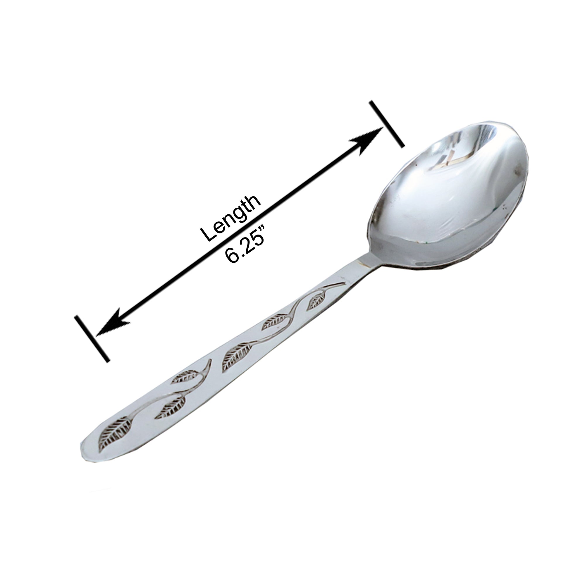 12-Piece Stainless Steel Spoon Set (Leaf)