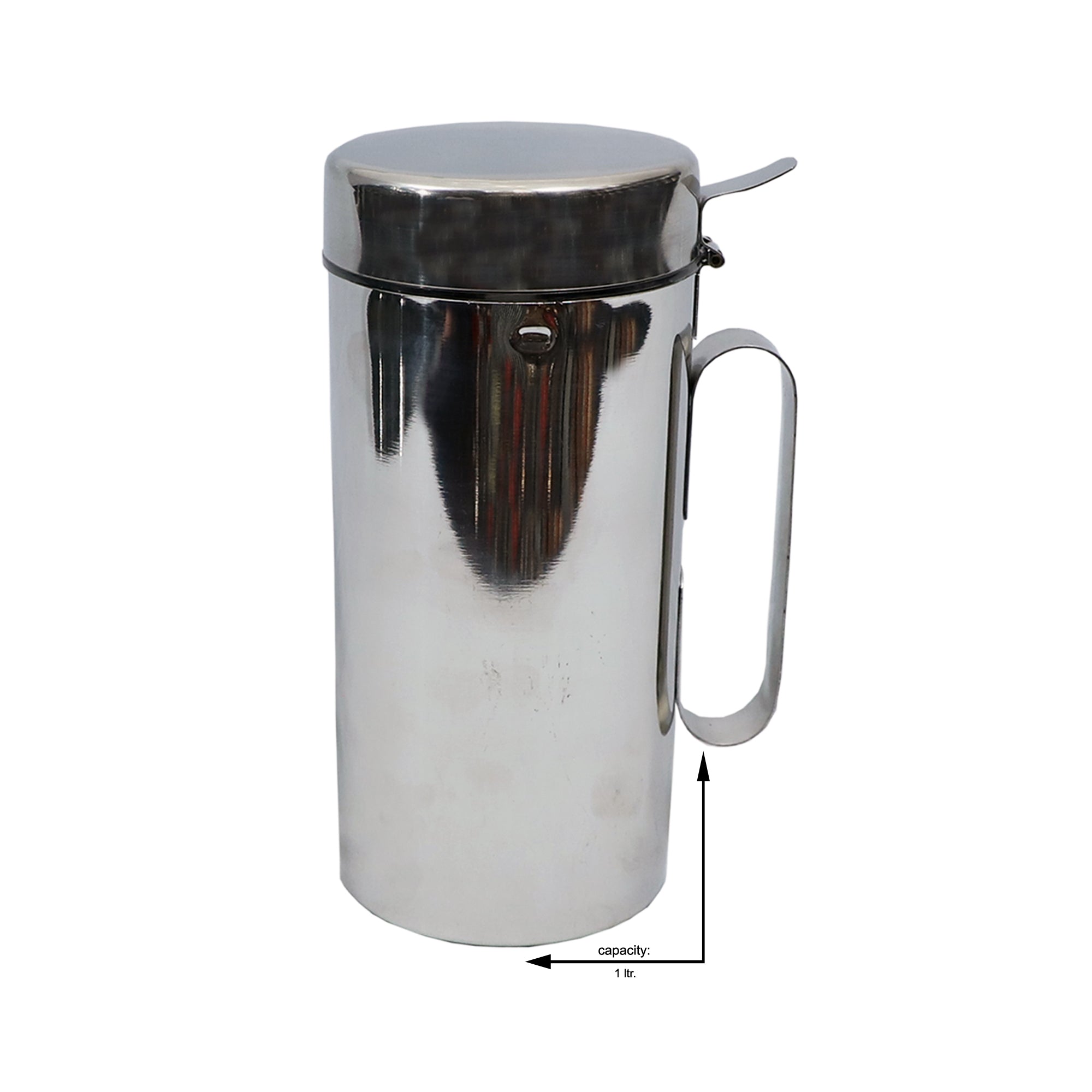 Oil Dispenser with Transparent Inner Lid – 1 Litre Capacity