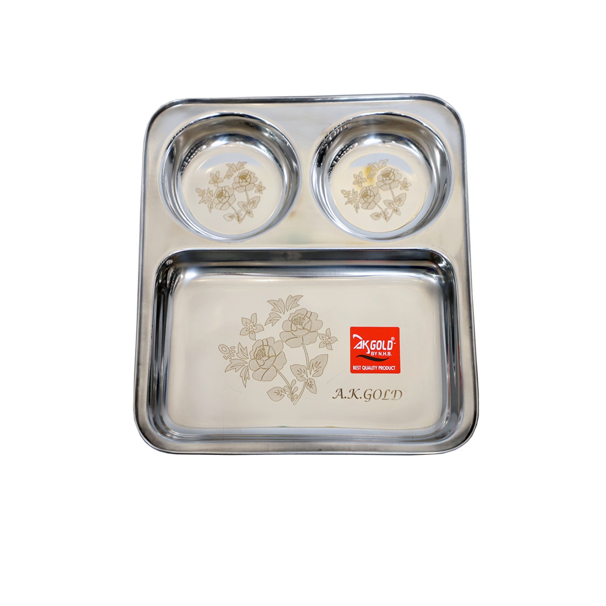 3 in 1 Compartment/Section Plate