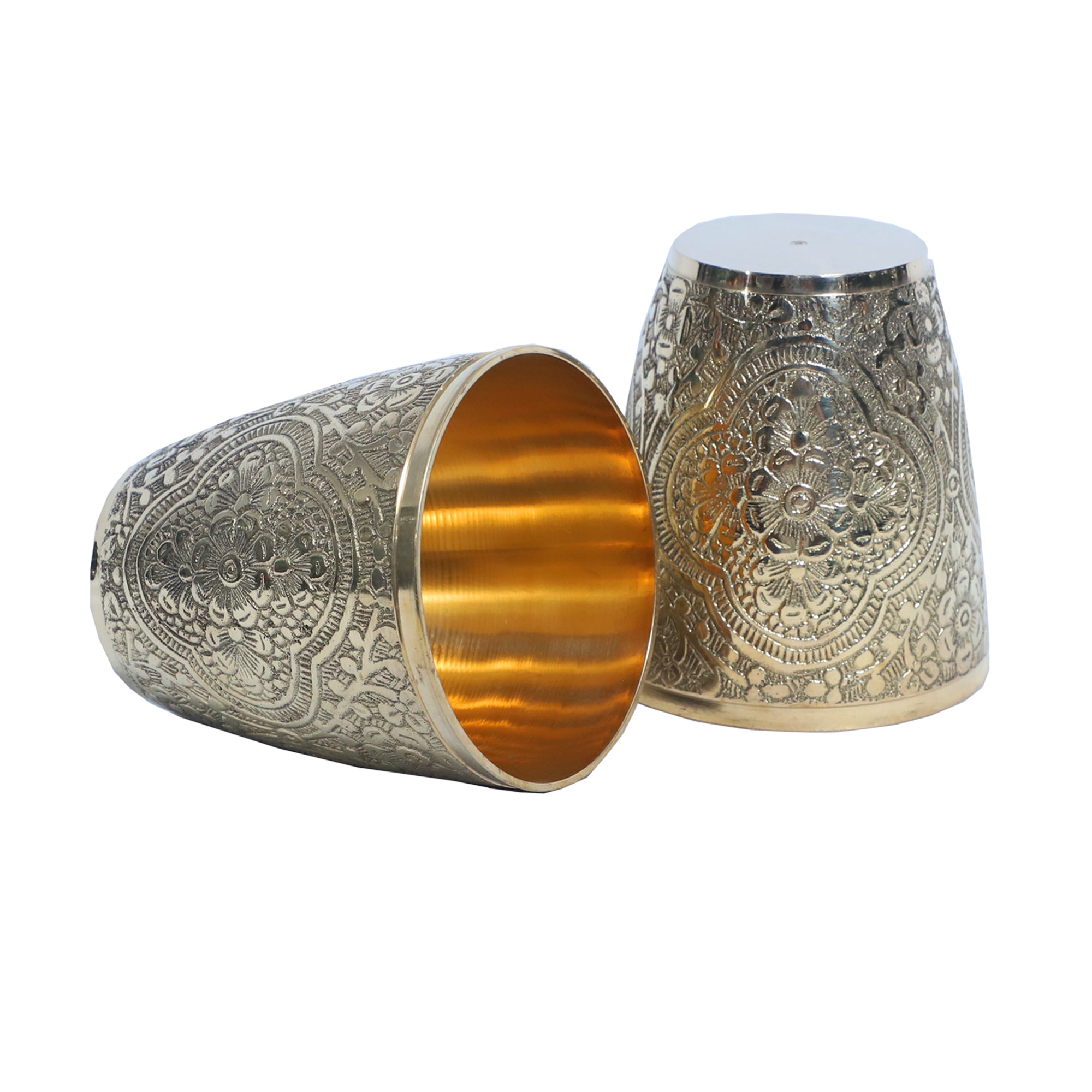 Brass Glass (Kulhad) - 2 pc set