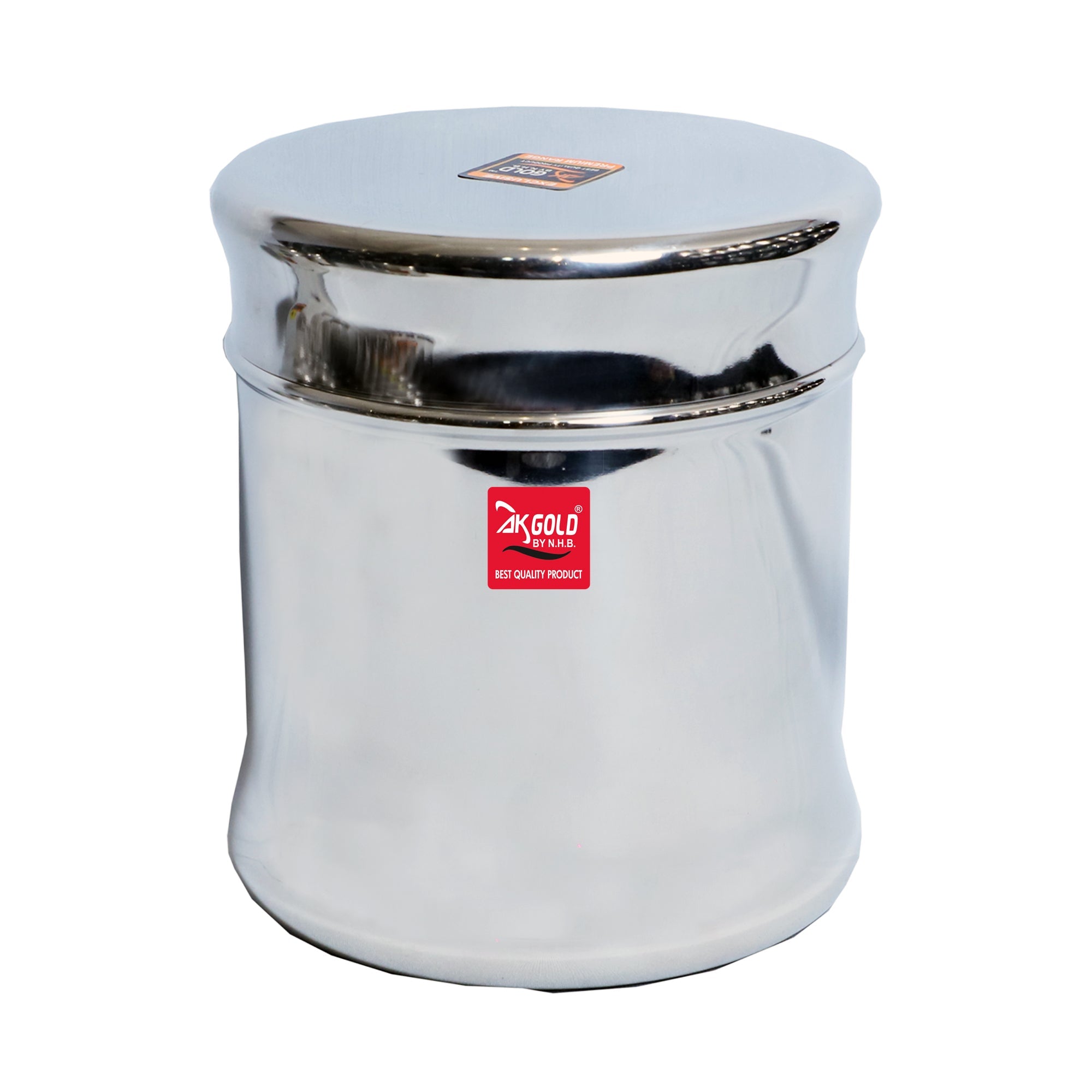 Stainless Steel Storage Container Set with Laser Floral Design - 3-Piece Sets