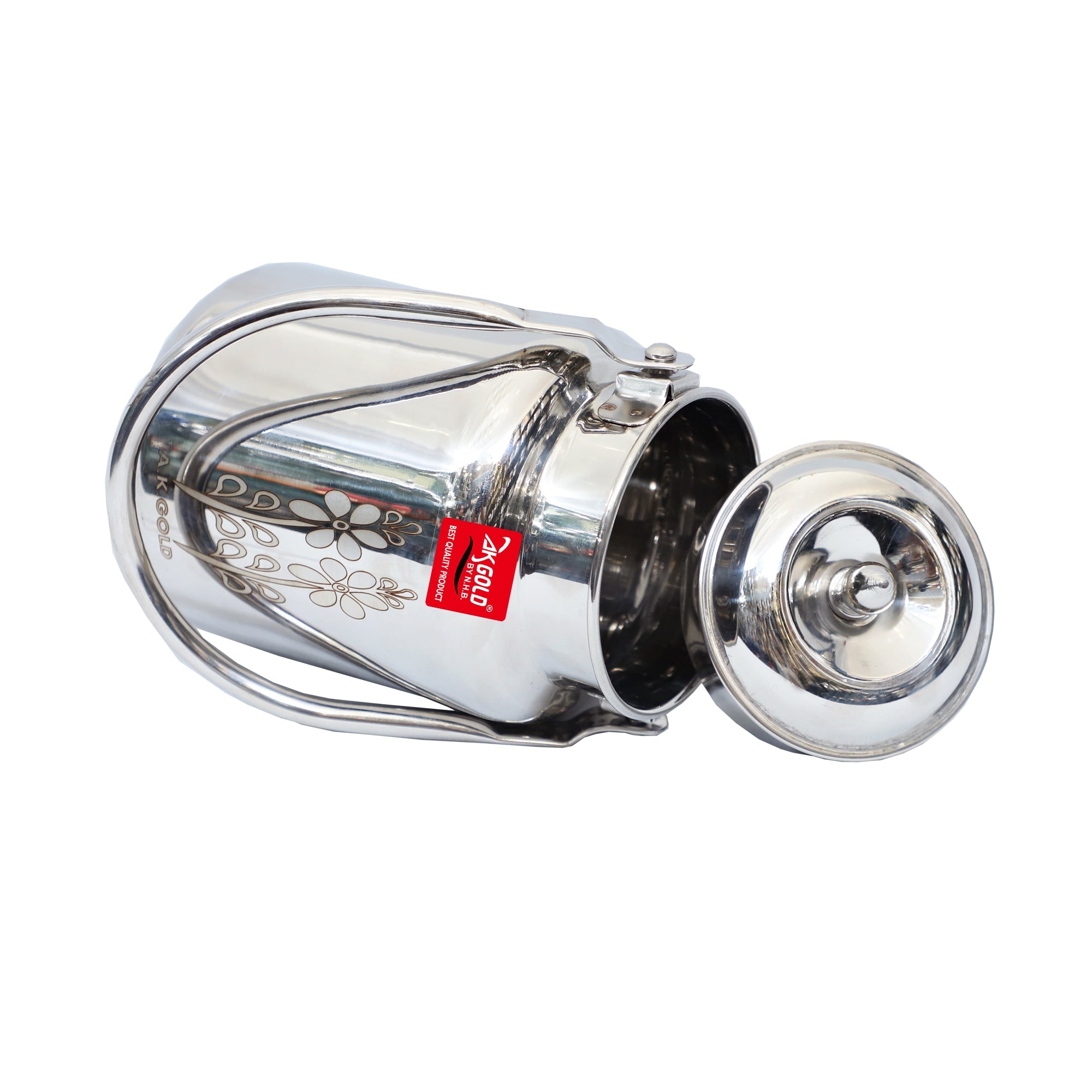 Stainless Steel Can/Barni/Bucket – 7 Size Options for Versatile Storage