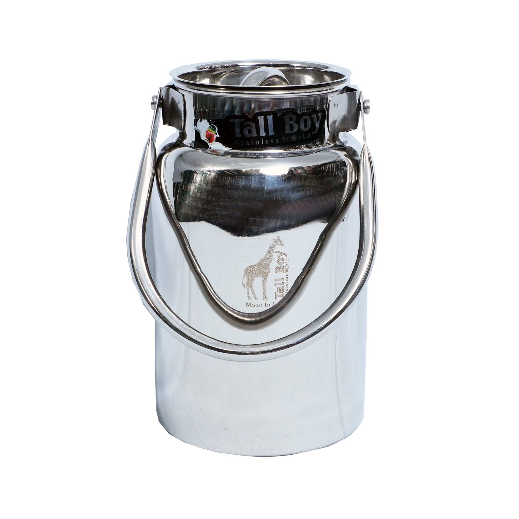 Elegant 1500 ml Stainless Steel Barni with Pipe Handle