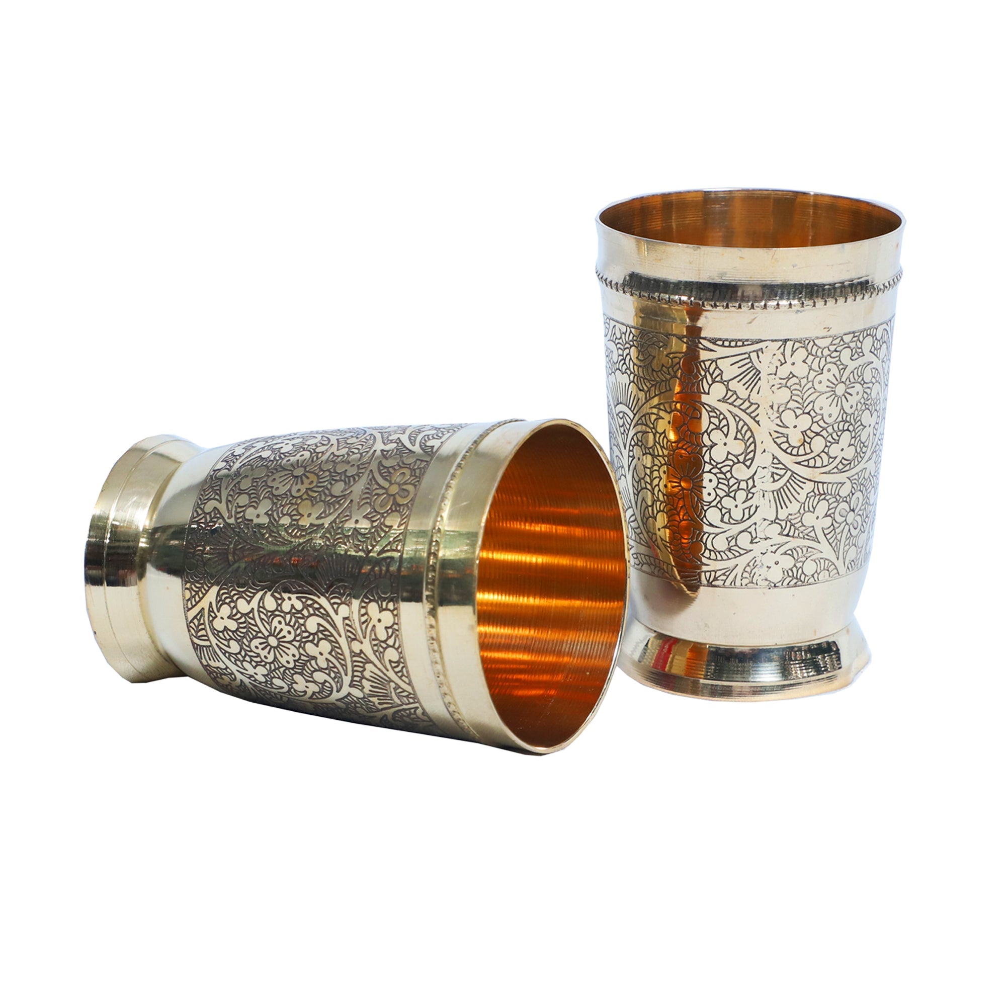 Brass Glass (Jaam) - 4 pc set