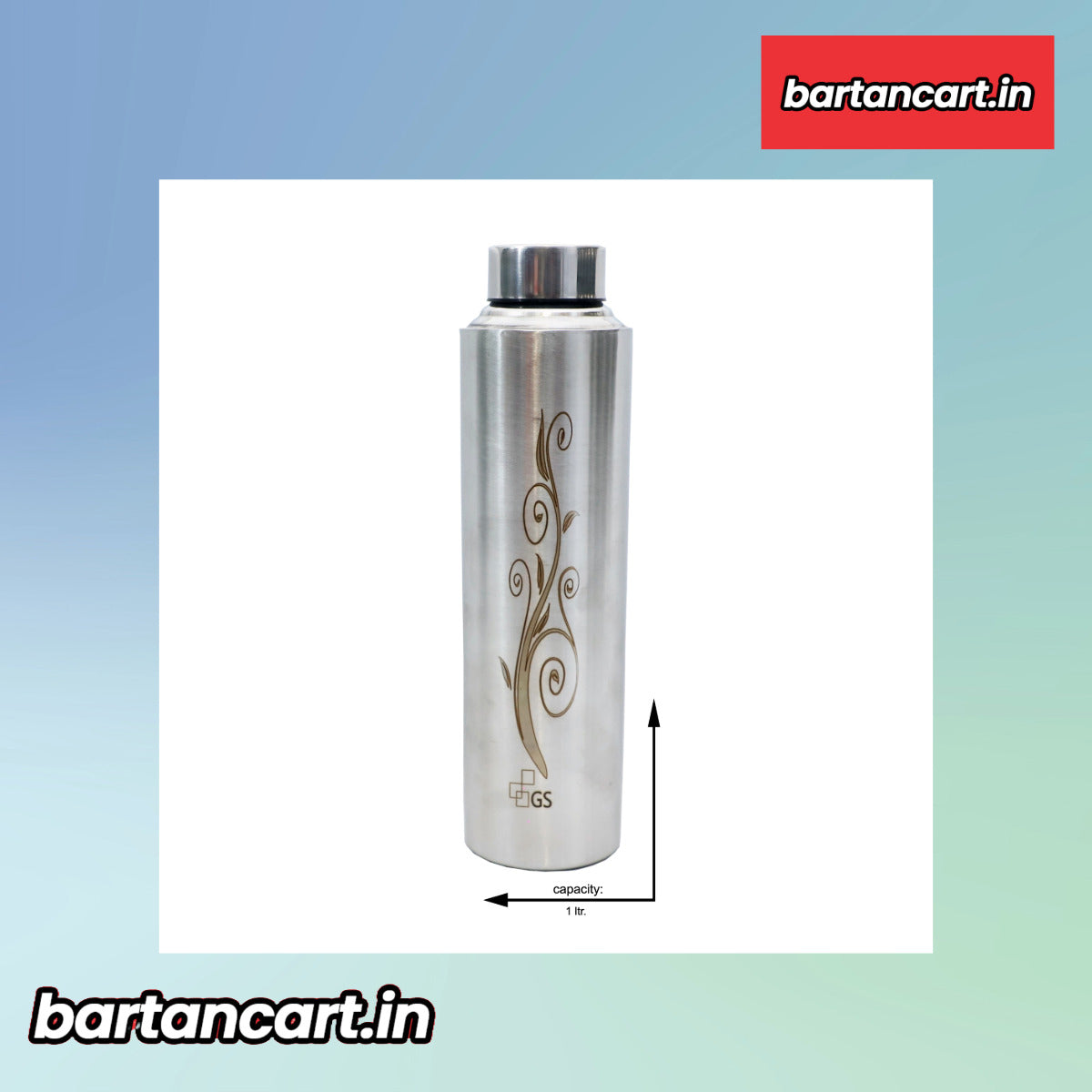 Bottle with Laser Design - 1L