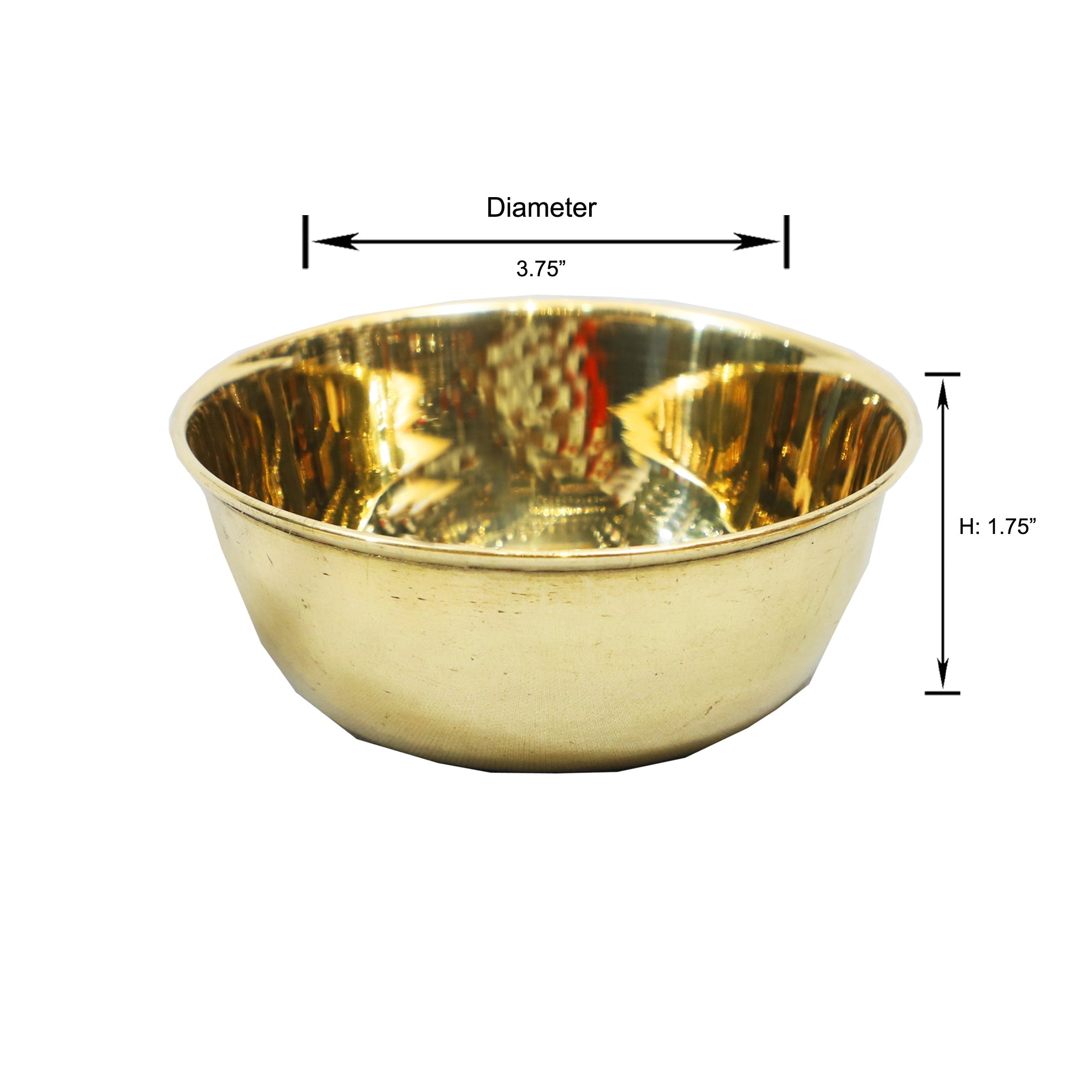 Brass Bowl Set – 6-Piece Pittal Bowl Set