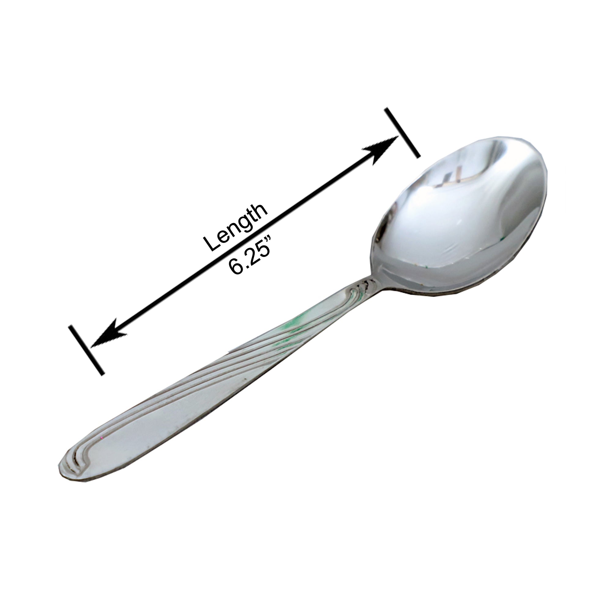 12-Piece Stainless Steel Spoon Set (Wave)