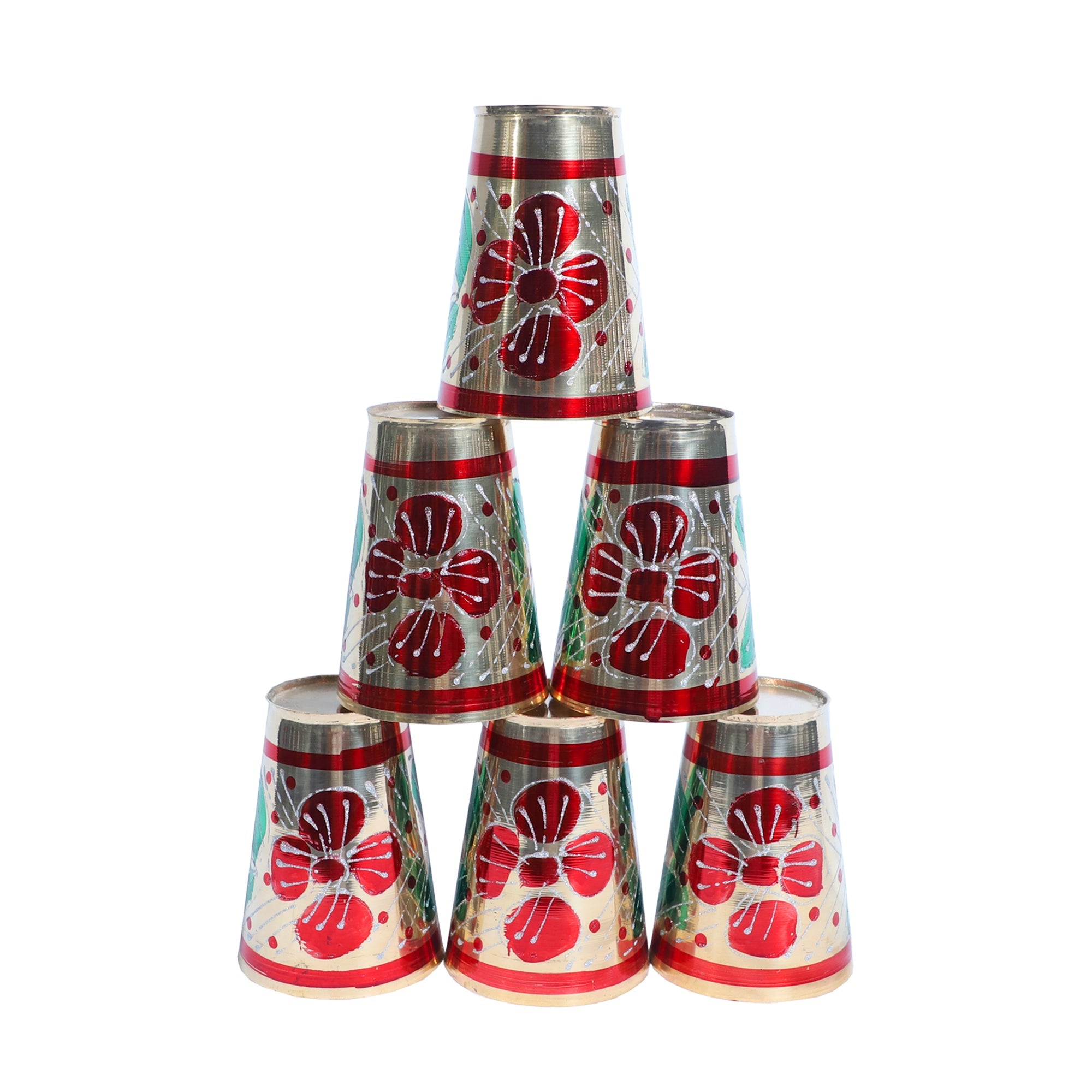Brass Glass (Royal) - 4 pc set