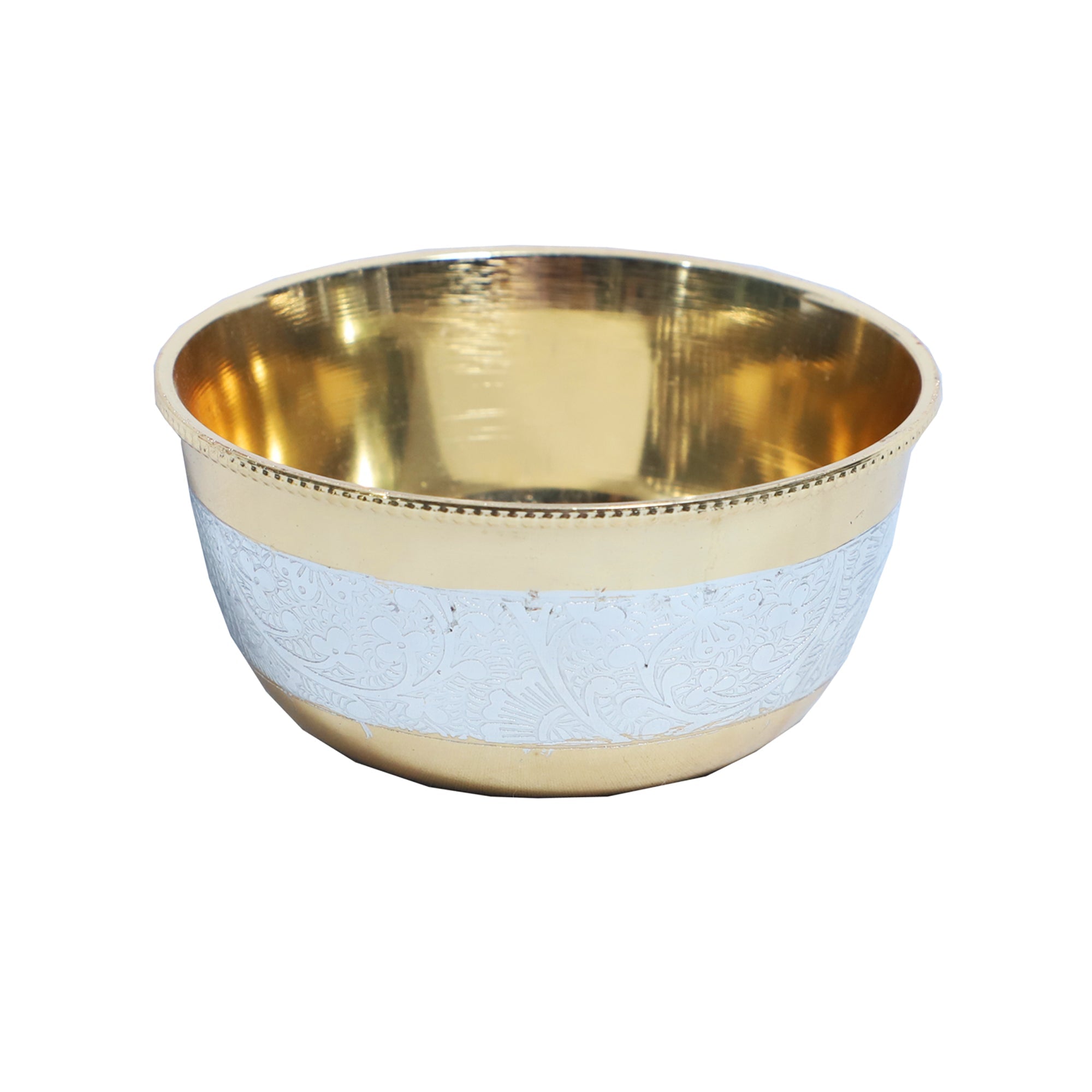 Brass Bowl (Silver 2-Tone)