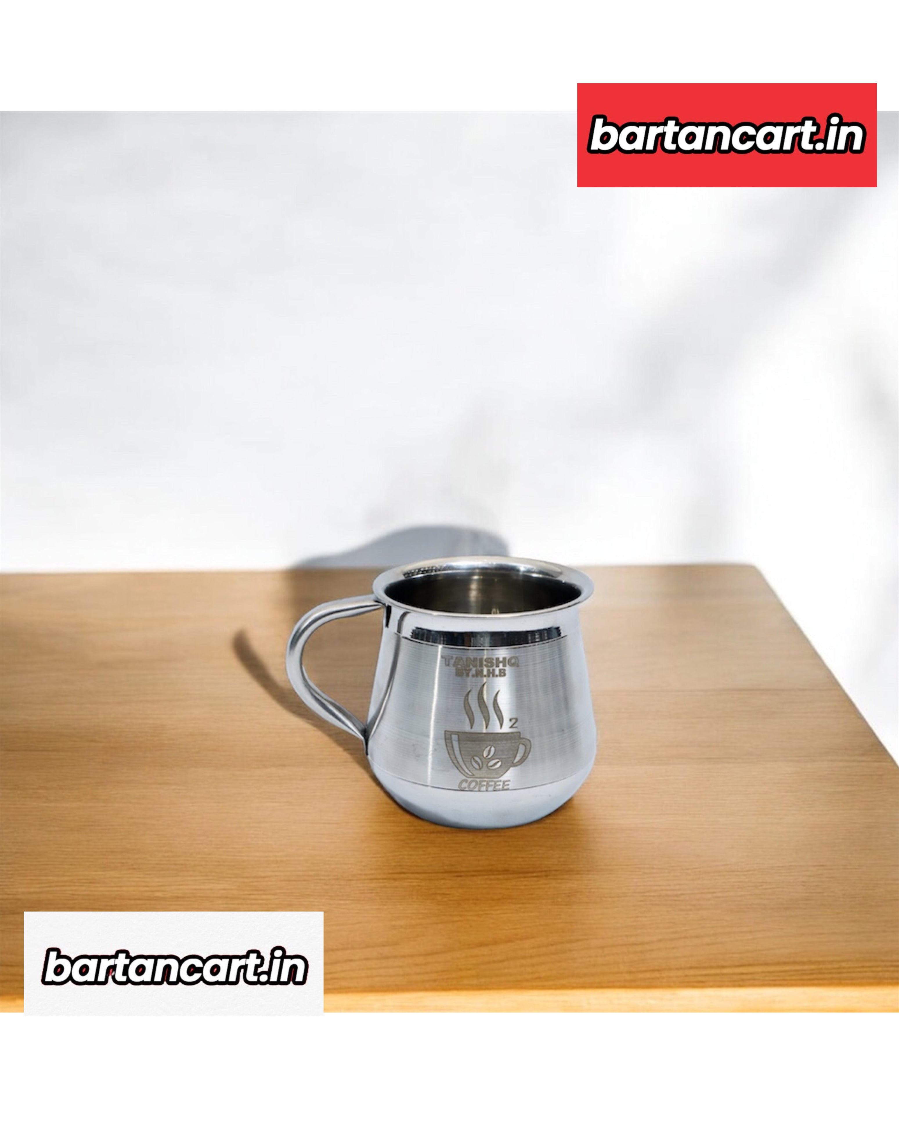 6-Piece Tea/Coffee Cup Set With Pipe Handle (300 ML)