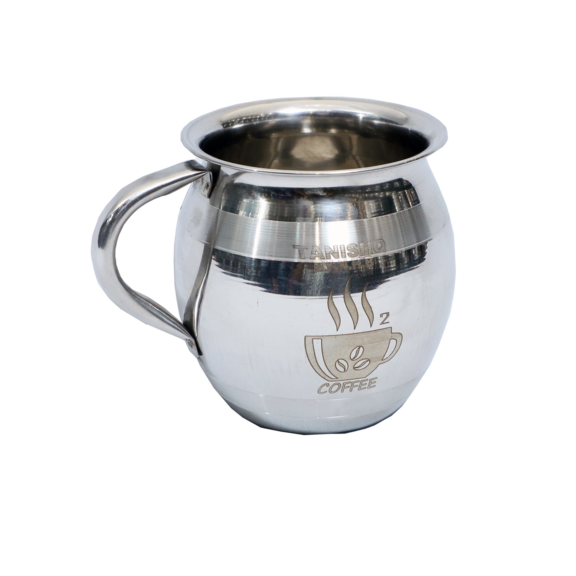 6-Piece Tea/Coffee Cup Set With Pipe Handle (300 ML)