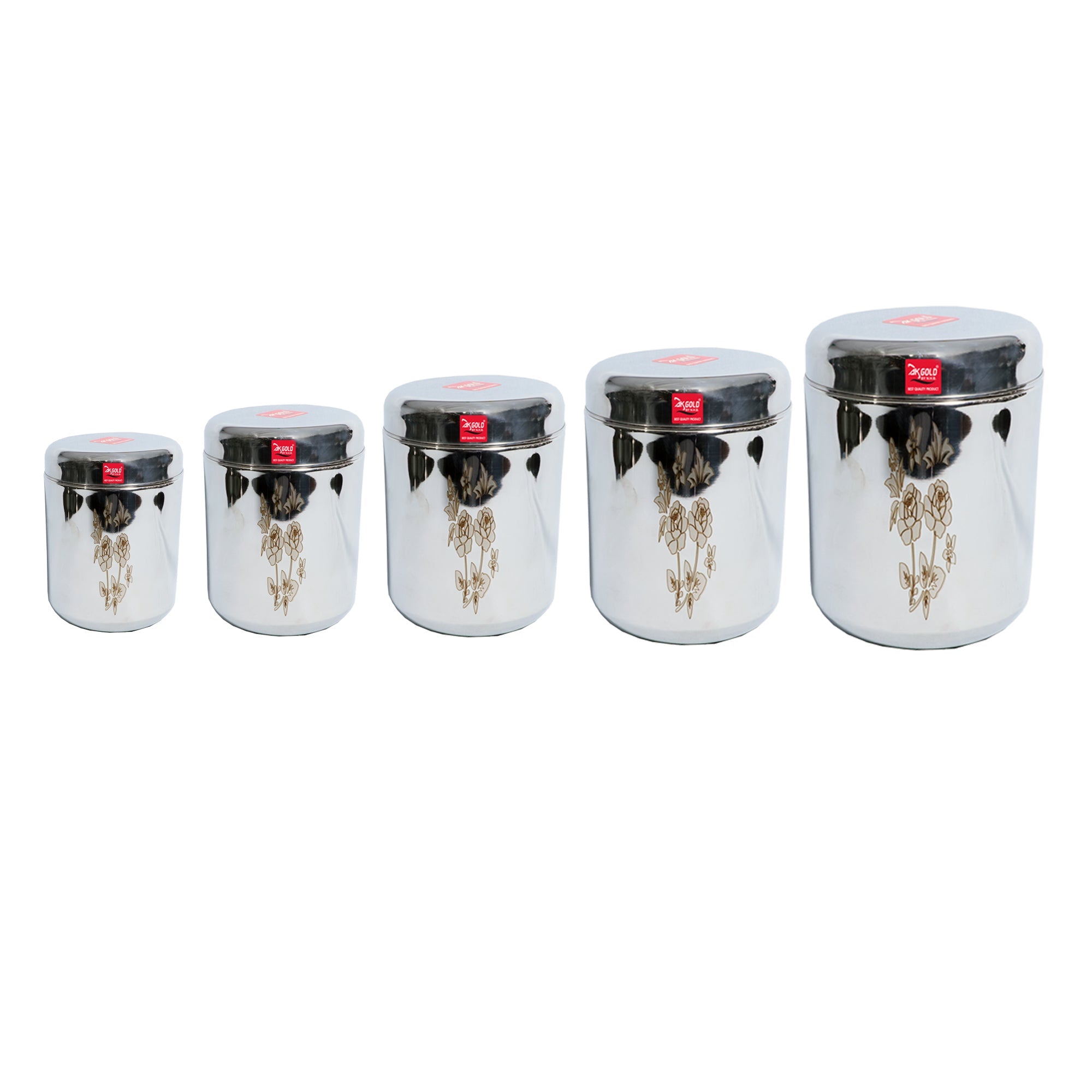Storage Container Set – 5-Piece (1000ml to 3750ml) –
